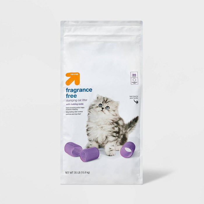 Fragrance Free with Baking Soda Clumping Cat Litter - 35lbs - up & up™ (LOCAL PICKUP ONLY)