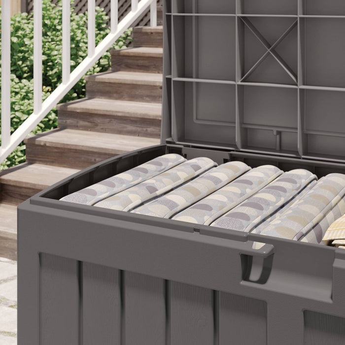 Suncast 50gal Deck Box with Seat - Dark Gray (LOCAL PICKUP ONLY)