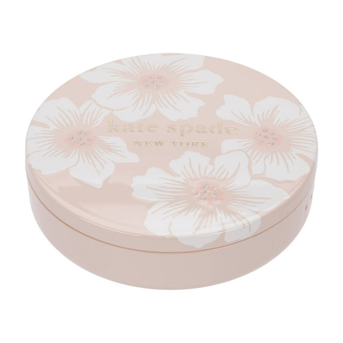 Kate Spade New York 4000mAh Compact Mirror Power Bank - Hollyhock Floral with Stones