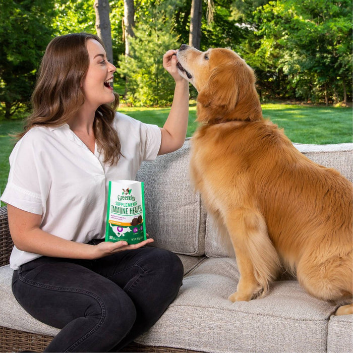 Greenies Immune Health Supplements for Adult & Senior Dogs - Chicken - 40ct