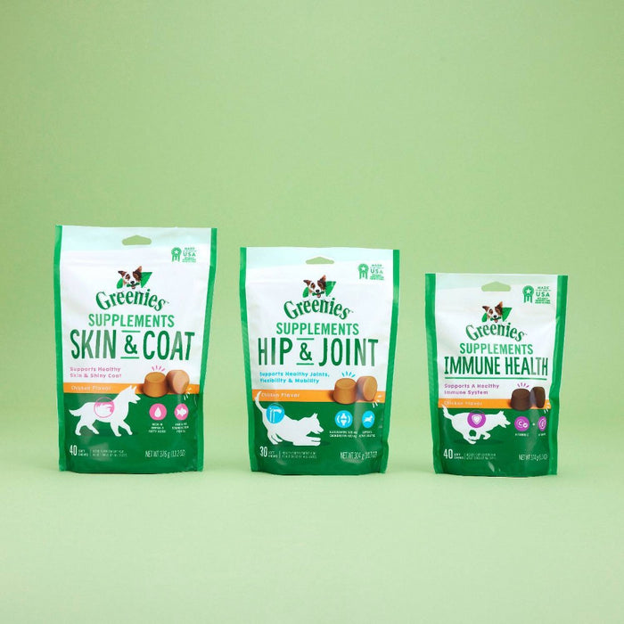 Greenies Immune Health Supplements for Adult & Senior Dogs - Chicken - 40ct