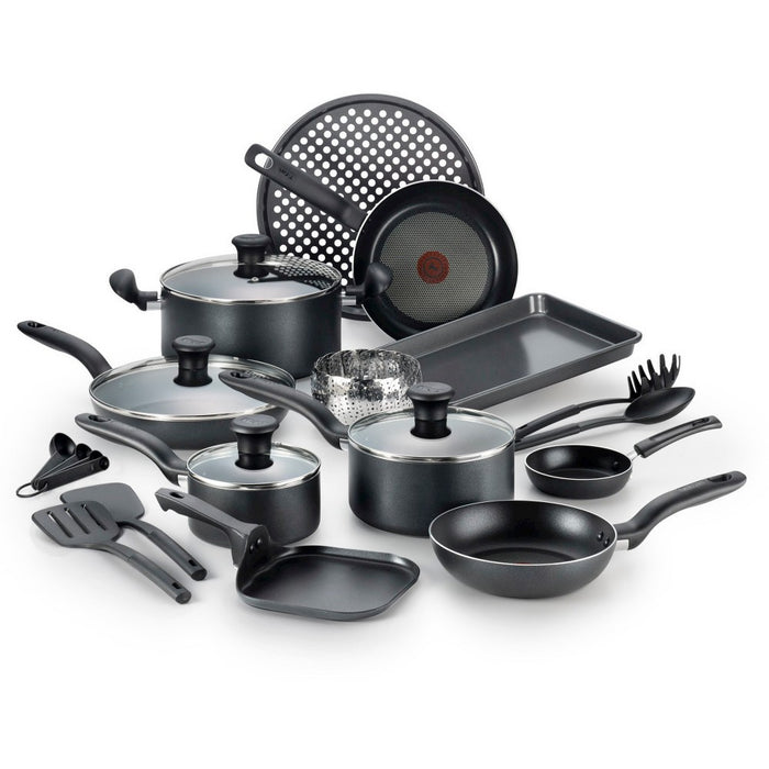 T-Fal 20pc Cookware Set Black (LOCAL PICKUP ONLY)