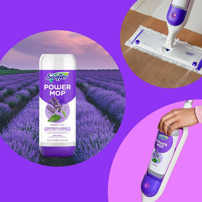 Swiffer Power Mop Floor Cleaning Solution - Lavender - 25.3 fl oz/2ct