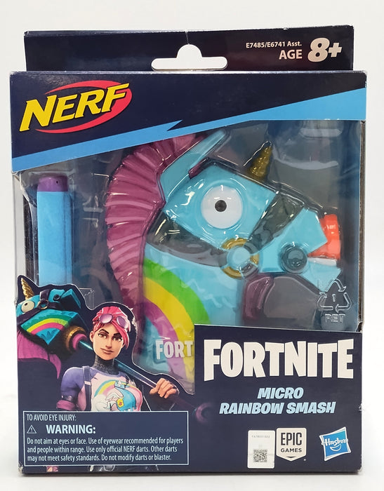 NERF MicroShots Fortnite Rainbow Smash Blaster *NEW - SEE DETAILS*
