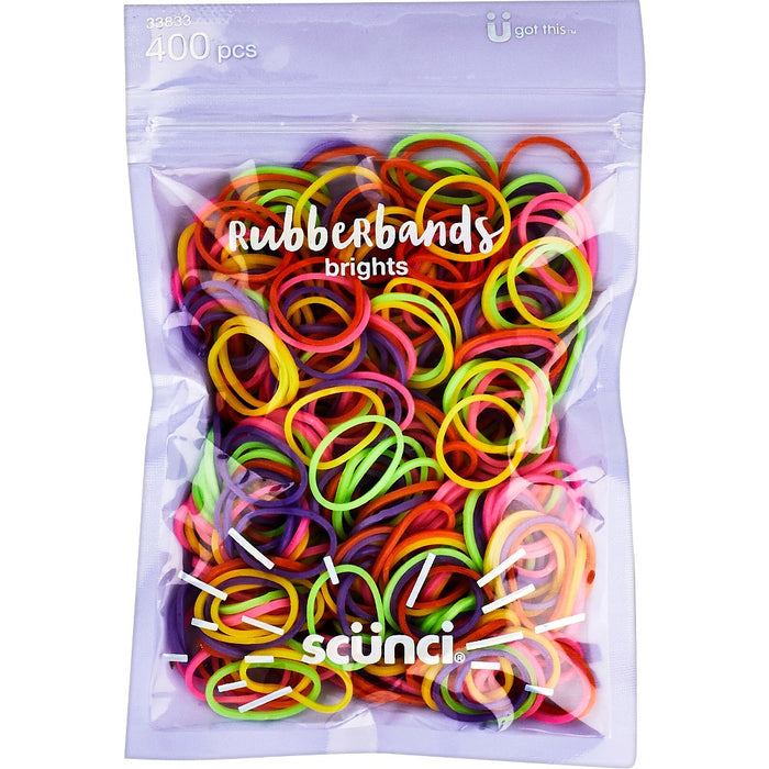 scunci Hair Elastic Hair Ties - 400ct