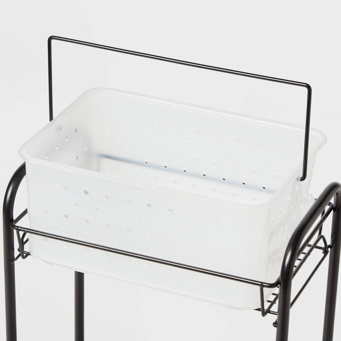 Bathroom Storage Cart Black - Room Essentials™