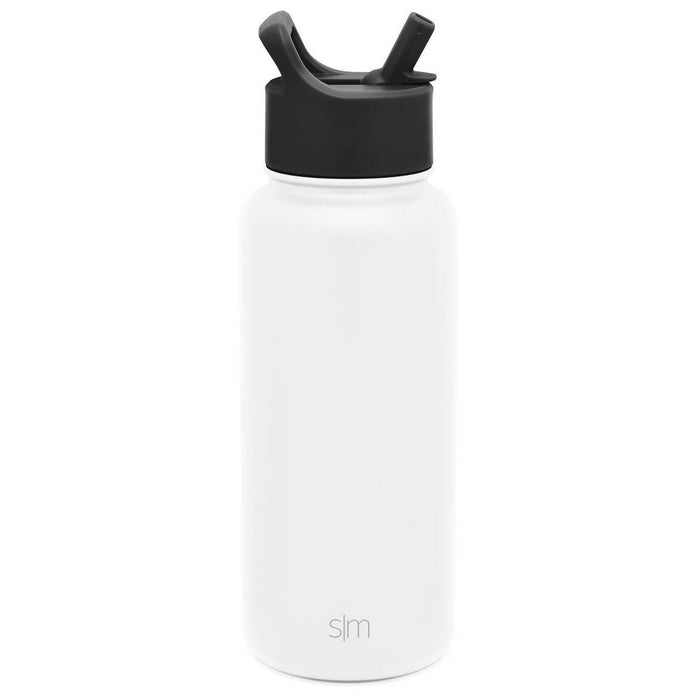 Simple Modern Summit 32oz Stainless Steel Water Bottle Winter White *NEW*