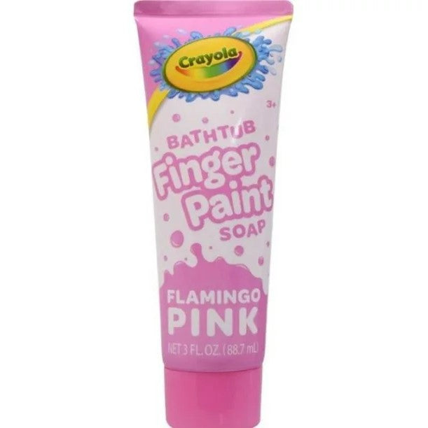 Crayola Bathtub Finger Paint Soap, Flamingo PINK, 3fl. oz., New & Sealed