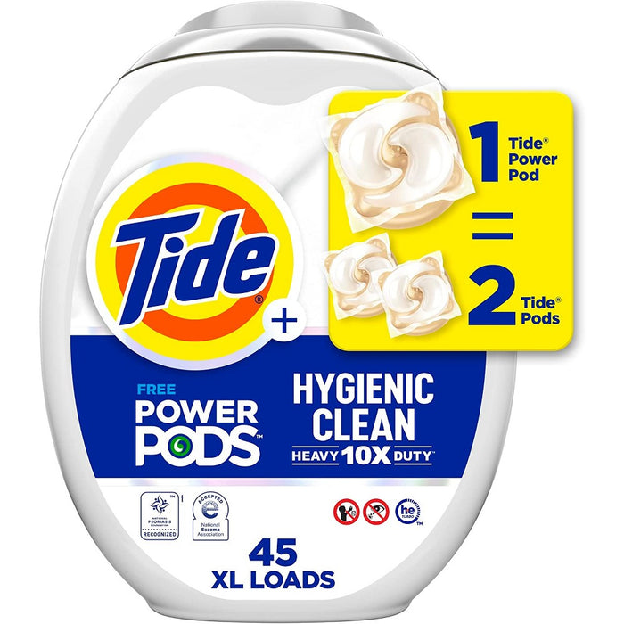 Tide Power Pods Clean Laundry Detergent - Free & Gentle - 45ct