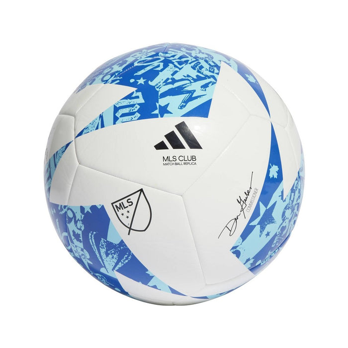 Adidas MLS Size 5 Club Sports Ball - Blue