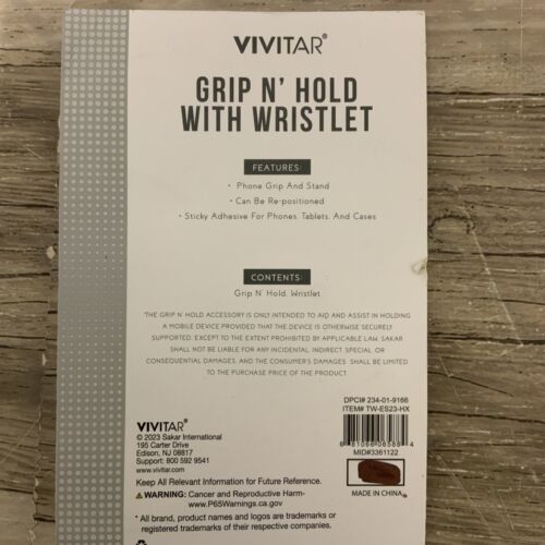 Vivitar GRIP N’ HOLD WITH WRISTLET pearl