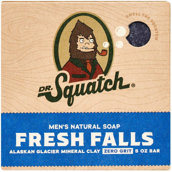 DR. SQUATCH Men's All Natural Bar Soap - Fresh Falls - 5oz