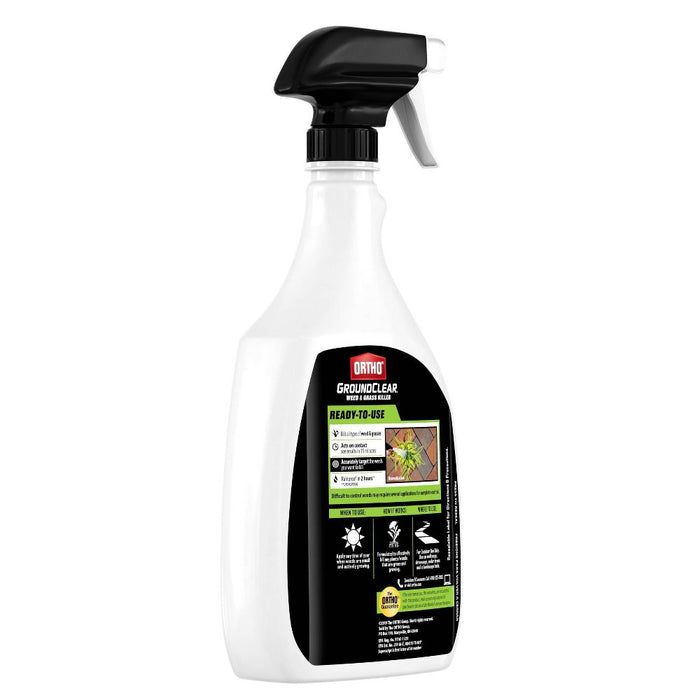 Ortho GroundClear Weed & Grass Killer with Ready To Use Trigger - 24oz