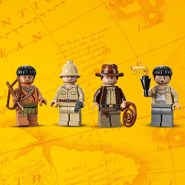 LEGO Indiana Jones Raiders of the Lost Ark Temple of the Golden Idol Building Kit 77015
