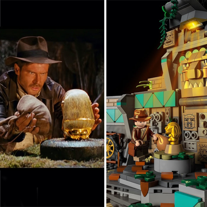 LEGO Indiana Jones Raiders of the Lost Ark Temple of the Golden Idol Building Kit 77015