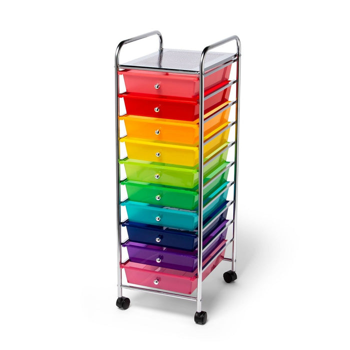 10-Shelf Rolling Cart Rainbow - up & up™- (LOCAL PICKUP ONLY)