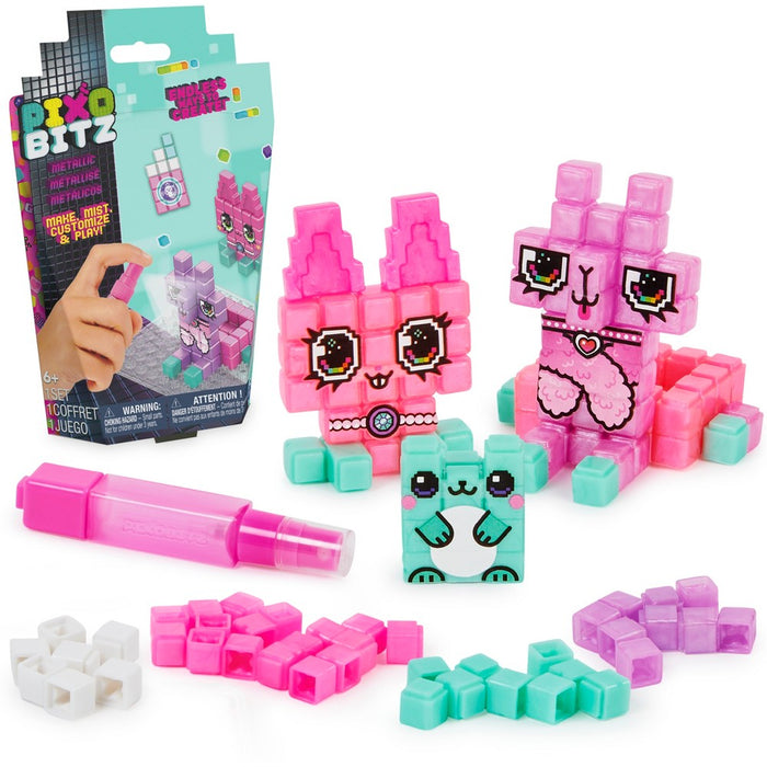 Pixobitz Metallic Pack with 156 Water Fuse Beads