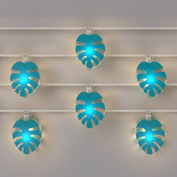 10ct Incandescent Figural String Lights Leaves - Sun Squad™