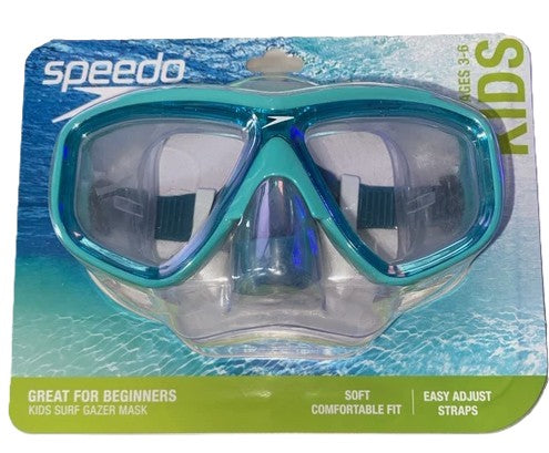 Speedo Kids' Surf Gazer Swim Mask - Ceramic/Clear