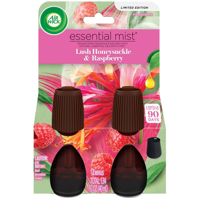 Air Wick Essential Mist - Lush Honeysuckle and Raspberry - 1.34oz2