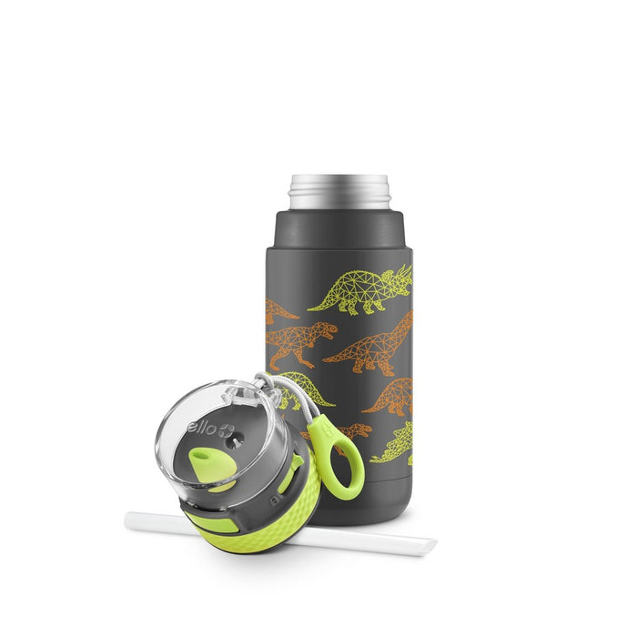 Ello Ride 12oz Stainless Steel Kids Water Bottle (Jurassic)