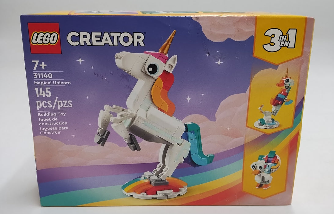 LEGO Creator 3 in 1 Magical Unicorn Toy Animal Playset 31140 *SEE DETAILS*