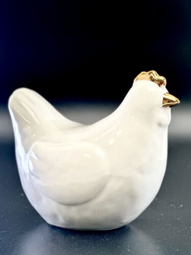NEW Crescent Enterprise Co., LTD Farmhouse Ceramic Hen Figurine