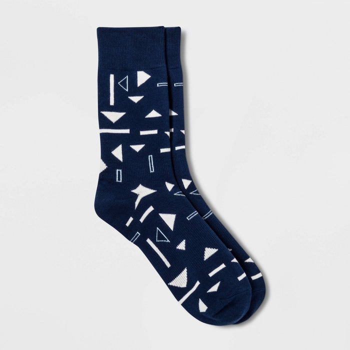 Pair of Thieves Men's Cushion Crew Socks - Navy 6-12