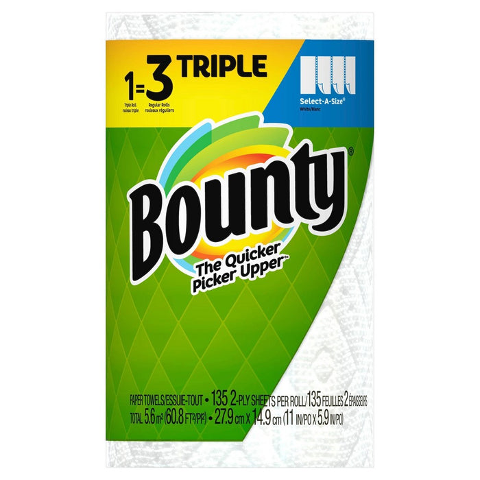 Bounty Select-A-Size Paper Towels - 1 Triple Roll5