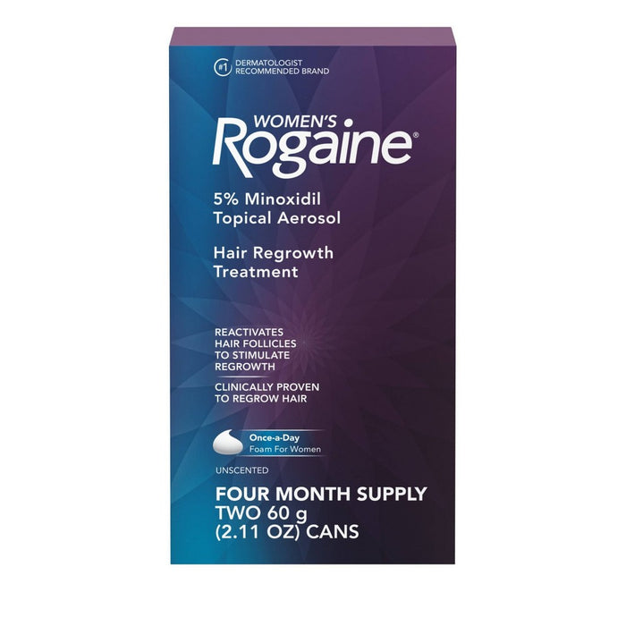 Women's Rogaine 5% Minoxidil Foam for Hair Regrowth - 2.11oz EXP. 07/2024