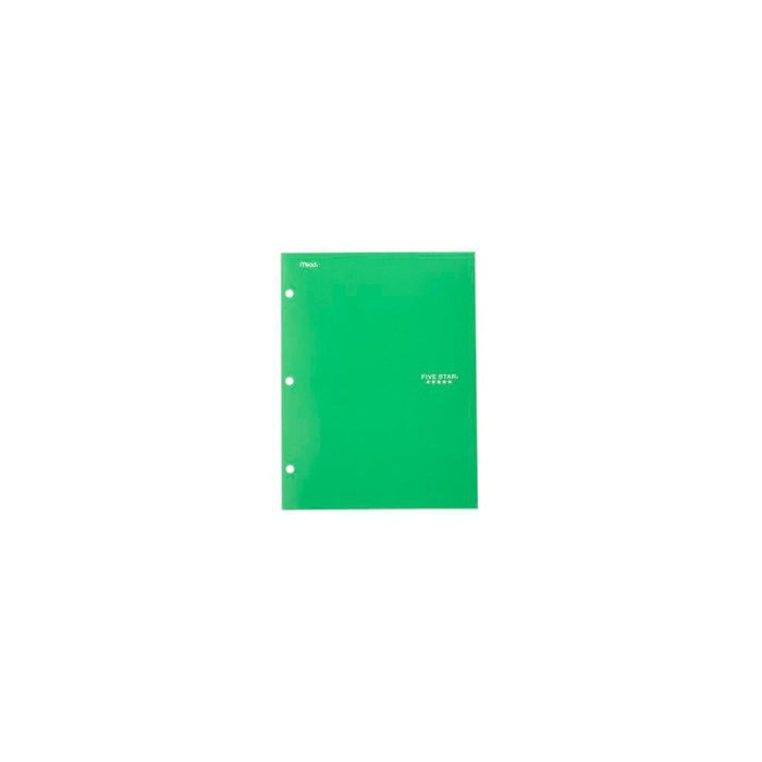 Mead Five Star 4 Pocket Solid Paper Folder (Colors May Vary)