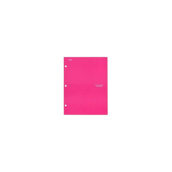Mead Five Star 4 Pocket Solid Paper Folder (Colors May Vary)