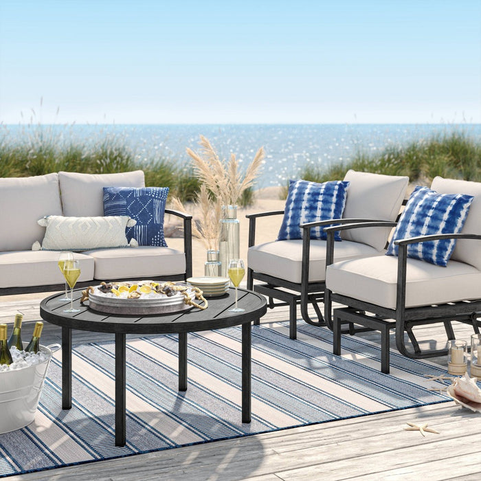 Ryegate Weathered Teak Patio Loveseat - Threshold™ (LOCAL PICKUP ONLY)