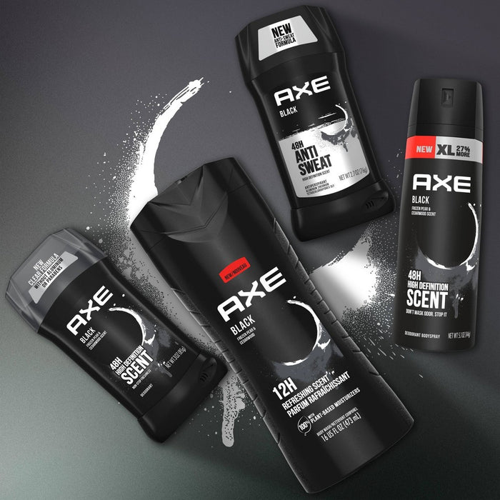 Axe Black Deodorant Body Spray - Floral/Woodsy/Fresh/Fruity/Cedar Scent - 5.1oz