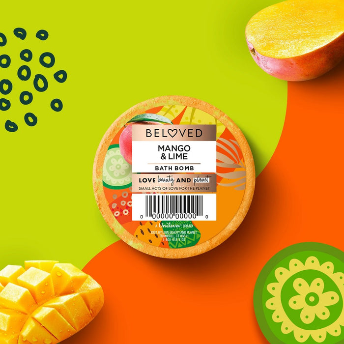 Beloved Mango & Lime Bath Bomb - 4oz