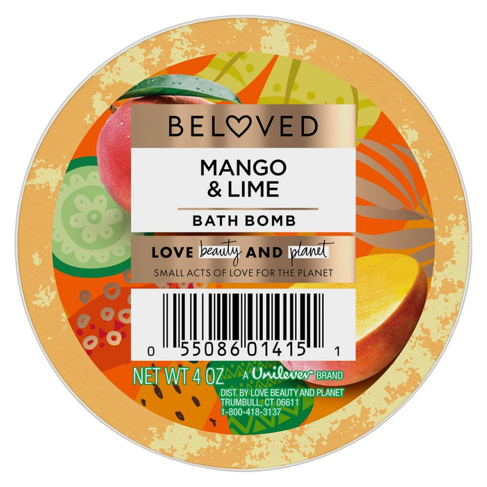 Beloved Mango & Lime Bath Bomb - 4oz