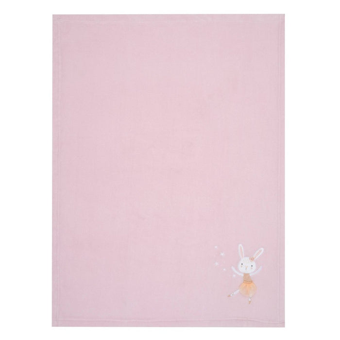Bedtime Originals Tiny Dancer Fleece Baby Blanket - Pink