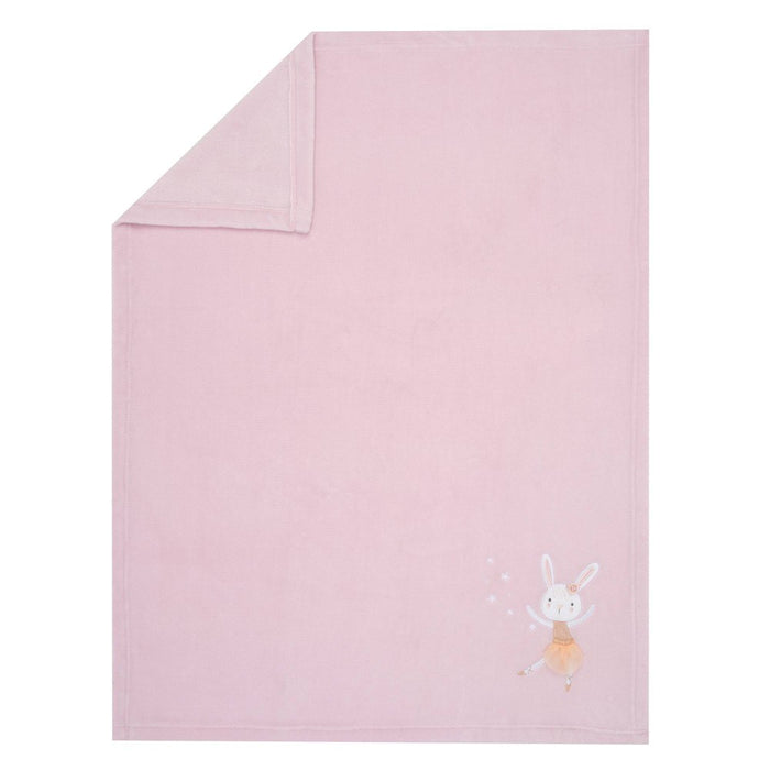 Bedtime Originals Tiny Dancer Fleece Baby Blanket - Pink