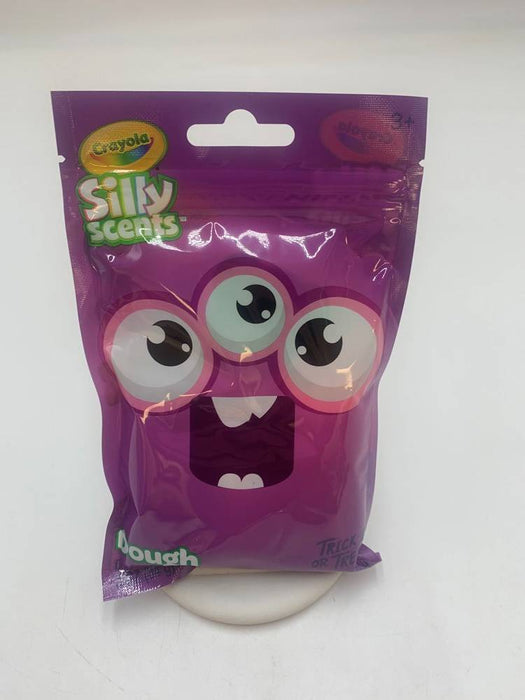 Crayola Trick Or Treat Silly Scents Dough Tubs, Purple Bag (GRAPE) *NEW*