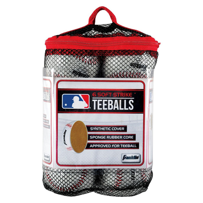 Franklin Sports Soft Strike Teeballs - 6pk