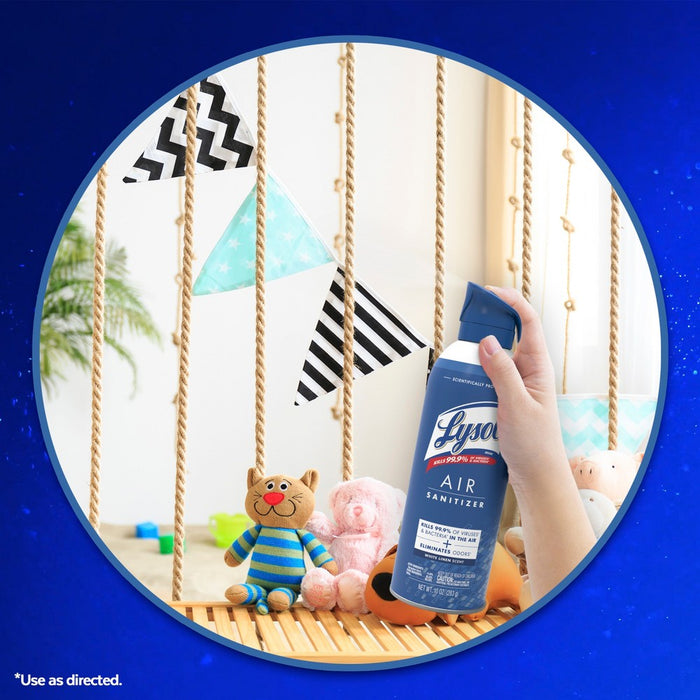 Lysol CleanAir Air Sanitizing Spray - White Linen - 10oz