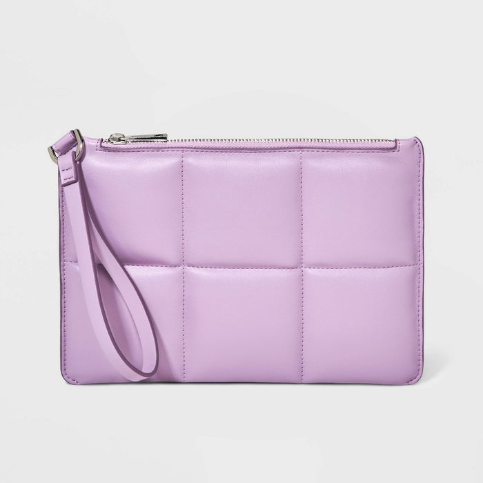 Women's Large Wristlet Pouch - A New Day™ Lavender Purple