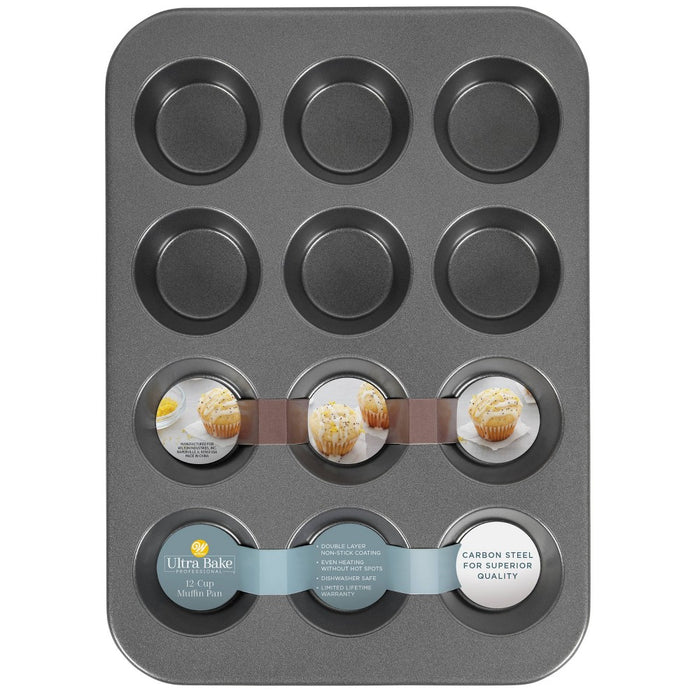 Wilton Ultra Bake Professional 12 Cup Nonstick Muffin Pan
