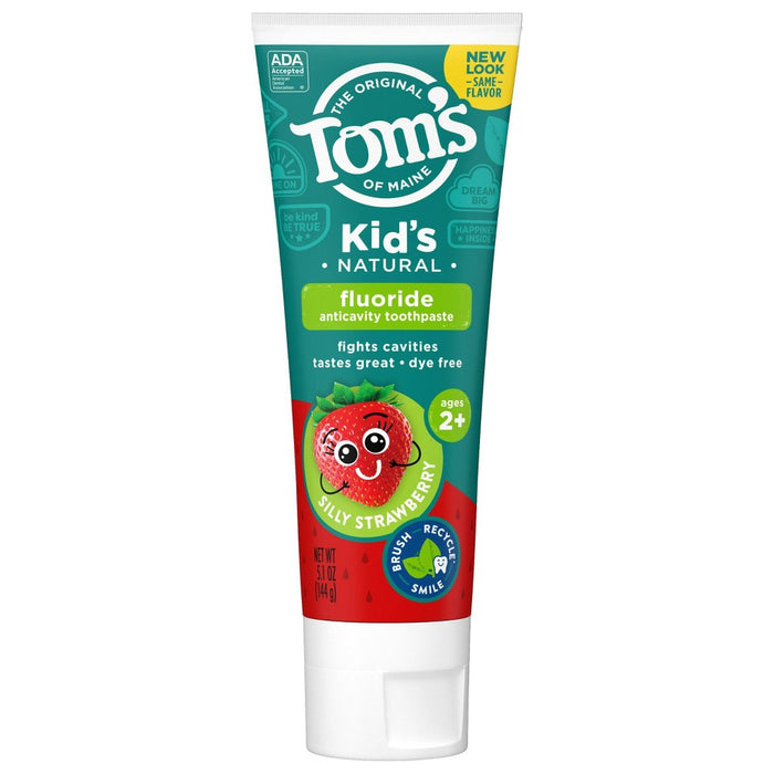 Tom's of Maine Silly Strawberry Children's Anticavity Fluoride Toothpaste - 5.1oz