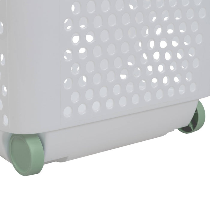 Home Logic Rolling Laundry Hamper White