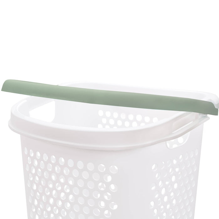 Home Logic Rolling Laundry Hamper White