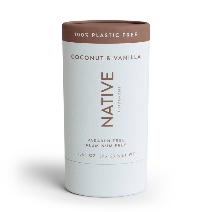 Native Plastic Free Coconut and Vanilla Deodorant - 2.65oz