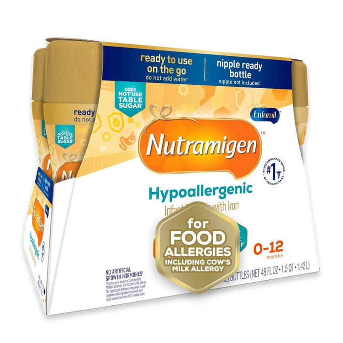 SINGLE BOTTLEEnfamil Nutramigen Hypoallergenic Ready to Feed Infant Formula - 8 fl oz Each/6ct