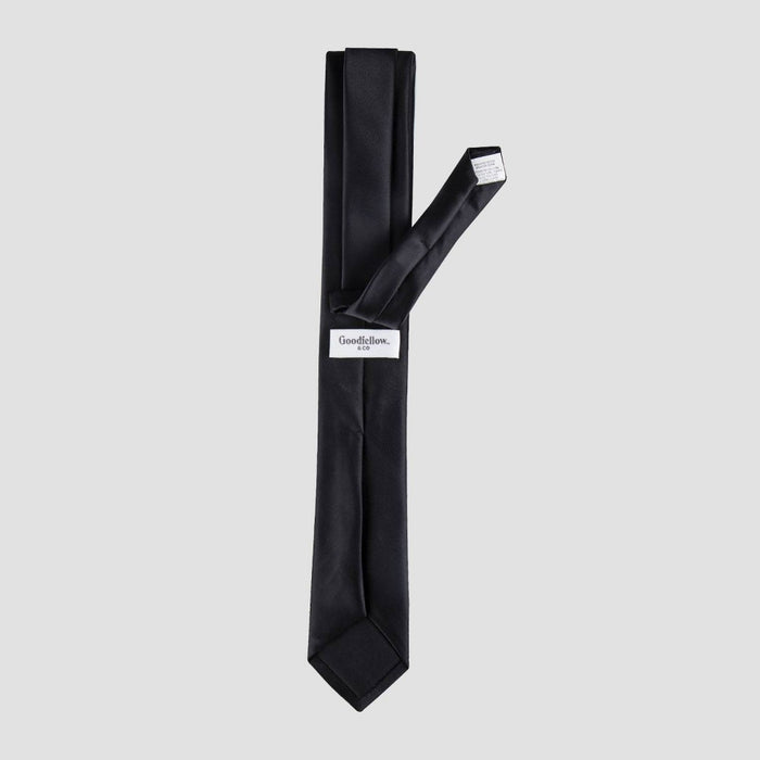 Men's Satin Skinny Tie - Goodfellow & Co™ Black One Size