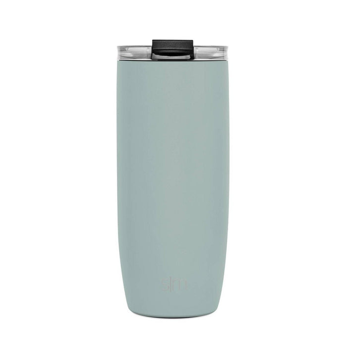 Simple Modern Voyager 20oz Stainless Steel Travel Mug with Insulated Flip Lid Powder Coat Seaglass Sage